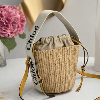 Popular Chloe "woody" replica small basket cho28207