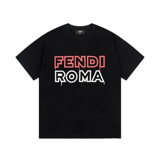 Fendi roma logo T-shirt copy feq21940