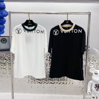Rare color? Louis Vuitton Trumpeter crew neck T-shirt replica 2 colors vuo33468