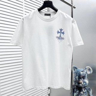 Chrome Hearts Floral Cross Replica T-shirt is very popular! Kut01645