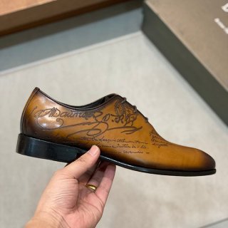 Berluti Alessandro Galle Leather Oxford Replica beo42621