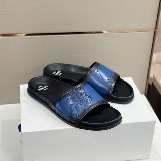 ☆Super popular☆ Berluti replica Egio sandals Stamp Leather Sandal beh31792