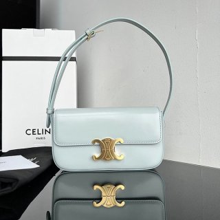 Rare Celine Triomphe Shoulder Bag Replica / Natural Calfskin Ces20133