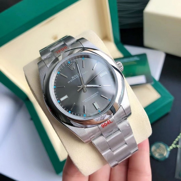 Love at first sight? Replica Rolex watch Oyster Perpetual 41mm Dark Rhodium Men's roj96370