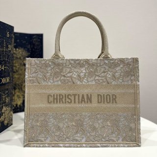 Free shipping Dior Book Tote Replica Bag Medium Beige deu13333