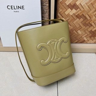 New for Spring/Summer: Celine Cuir Triomphe Basket Bag Replica 198243DU3.38NO