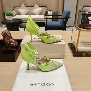 Jimmy Choo Azia 80 Leather Sandals Replica jir16779