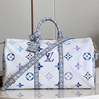New design Louis Vuitton Keepall replica Bandouliere 50 by the pool M10254