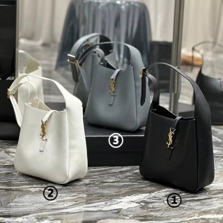 Saint Laurent LE5à7 Small Hobo Bag Replica (Leather) 3 Colors 713938AAAUQ1000
