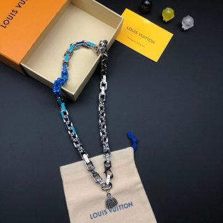 Very popular! LV x YK necklace copy Paradise Chain Pumpkin M01095
