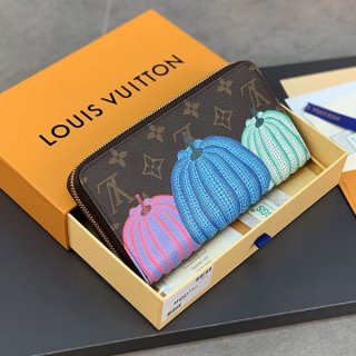 Louis Vuitton Yayoi Kusama Zippy Wallet Replica vul40501