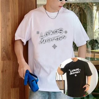 Louis Vuitton Replica Graphic Crew Neck T-Shirt 2 Colors vul17803