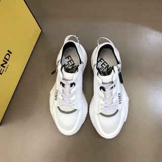 The hottest topic! Fendi Flow Suede Low Top Sneakers Replica fen68120