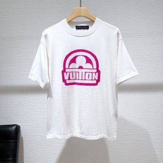 Louis Vuitton Replica Cotton Short Sleeve Crew Neck T-Shirt 2 Colors 1ABJ8L
