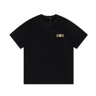 Balenciaga BB logo printed short sleeve T-shirt fake bab50960