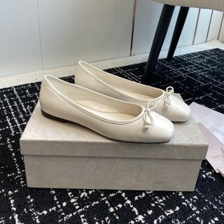New Jimmy Choo replica Elme pearl nappa leather flat shoes jim23332