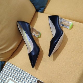 Jimmy Choo Replica Elisa Pumps 80mm Block Heel jib98248