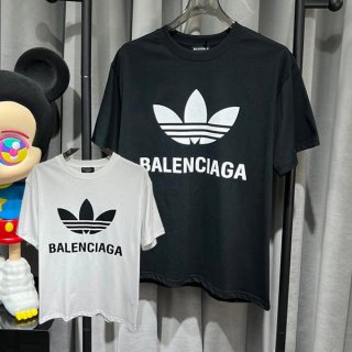 Balenciaga Adidas oversized T-shirt replica in two colors, sure to sell out bal86059