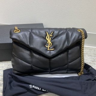 Rare Saint Laurent Shoulder Bag Lulu Puffer Toy Bag Quilted Leather Replica Saw04415
