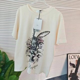 ☆Super popular☆Dior logo cotton T-shirt copy 313T03A4408