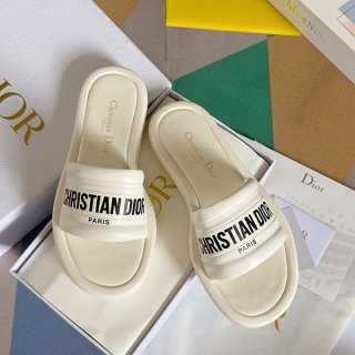 [★Domestic Shipping★] Dior EVERY-D Slide Lambskin Sandals Replica KCQ861LBO_S03W