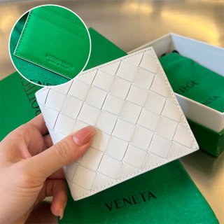 Bottega Veneta Replica Intrecciato Bi-fold Wallet Box 46937