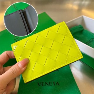 Tracking included Bottega Veneta Intrecciato business card case replica bof12666