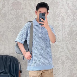 Dior Oblique Men's Polo Shirt Replica den74660