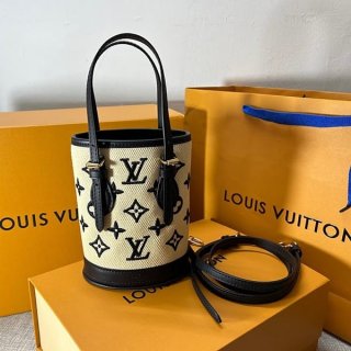 No.1 Popular Louis Vuitton Nano Bucket Shoulder Bag Replica M82418