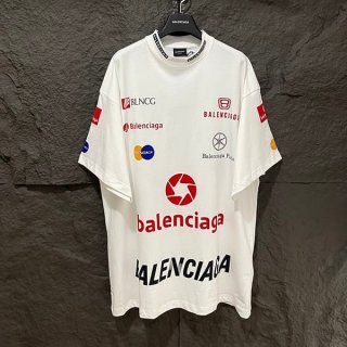 Cheap Balenciaga Replica Logo Medium Fit T-Shirt with Tracking baw05478