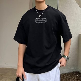 Fake Dior T-shirt loved by many celebrities, short sleeve cotton jersey deb48414