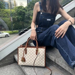 Very popular! Celine Mini Horizontal Cabas Replica White 199742BZJ01BC