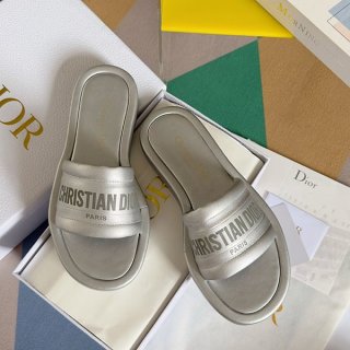 Dior EVERY-D Slide Lambskin Sandals Replica der12069