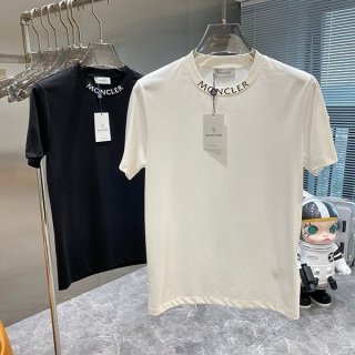 Moncler T-shirt with lettering on collar copy mog49139