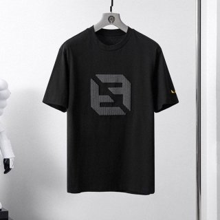 No. 1 in total sales! Fendi FF cotton T-shirt replica fee68620