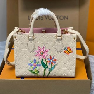 Rare Louis Vuitton LV x YK On the Go PM Replica Tote Bag M21732