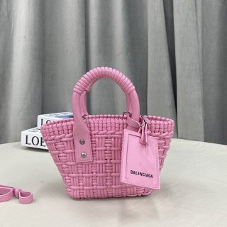 Free shipping Balenciaga Bistro Basket Bag Replica XXS 2WAY bah31274
