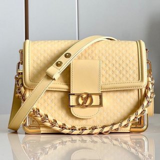 Louis Vuitton Dauphine MM Nanogram Bag with Tracking vuc57962