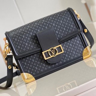 ☆Super popular☆Louis Vuitton Dauphine MM Replica Nanogram Bag ? M22276