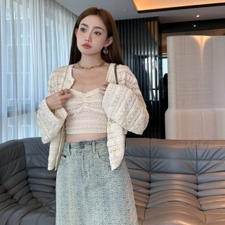 Very popular! Gucci embroidered crepe top copy guh27534
