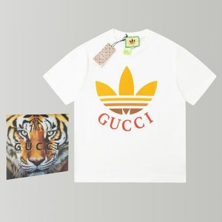 Best Price Guaranteed: Gucci x adidas Oversized Cotton Fake T-Shirt gul17263