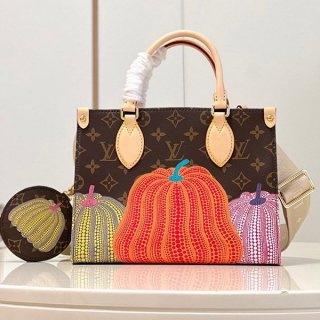 Cheap Louis Vuitton x Yayoi Kusama On the Go PM Replica Handbag M46467 with Tracking