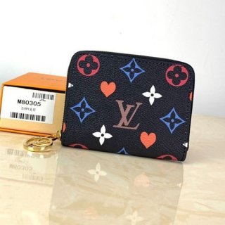 Tracked shipping Louis Vuitton wallet replica Monogram Zippy Coin Purse Game On M80305