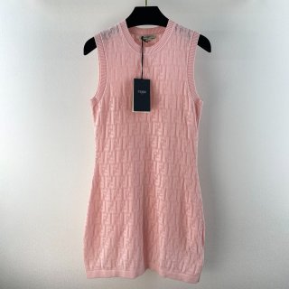 No.1 popular Fendi replica logo one-piece dress FF motif fex81241
