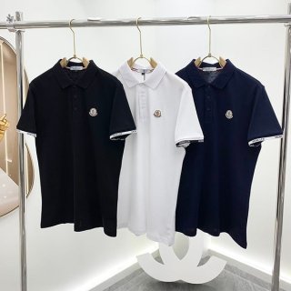 Moncler logo polo shirt copy 3 colors mop46713