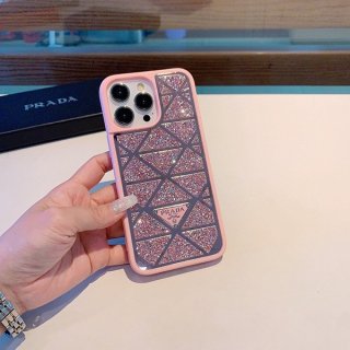Prada Crystal Smartphone Case Replica iPhone14Pro/14ProMax pui64480