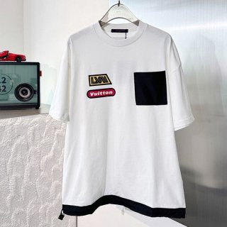 New limited edition Louis Vuitton logo T-shirt replica vun51862