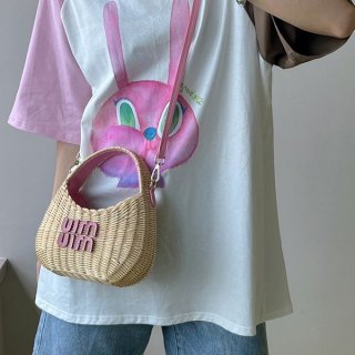 Tracking included Miu Miu Wonder Wicker handbag replica myo93334
