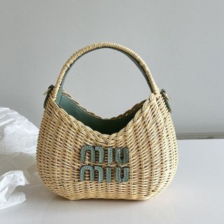 Recommended Miu Miu Wonder Replica Wicker Handbag mym61696