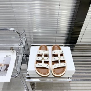Hard to find Celine Tippi Flat Sandals, Replica Triomphe Logo, Super Popular Ceq04038